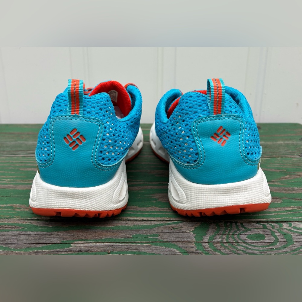 Columbia Womens 7.5 Drainmaker II Trail Water Sneakers Blue Orange Mesh Shoes - Picture 15 of 15